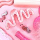 WAVY HAIR CLIP PINK