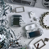 WAVY AIRPOD CASE SILVER