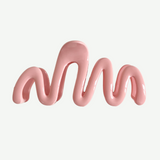 WAVY HAIR CLIP PINK