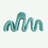 WAVY HAIR CLIP BLUE