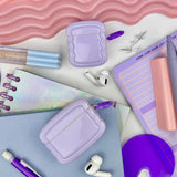 WAVY AIRPOD CASE PURPLE