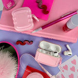 WAVY AIRPOD CASE PINK