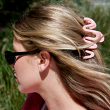 WAVY HAIR CLIP PINK