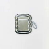 WAVY AIRPOD CASE SILVER