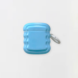 WAVY AIRPOD CASE BLUE