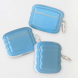 WAVY AIRPOD CASE BLUE