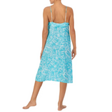 POOL SCENE SATIN SLEEP DRESS