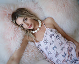 LINGERIE SATIN CAMI BOXER SET