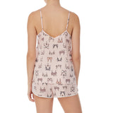 LINGERIE SATIN CAMI BOXER SET