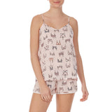 LINGERIE SATIN CAMI BOXER SET