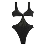 SHELL-MONOKINI BLACK