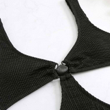 SHELL-MONOKINI BLACK