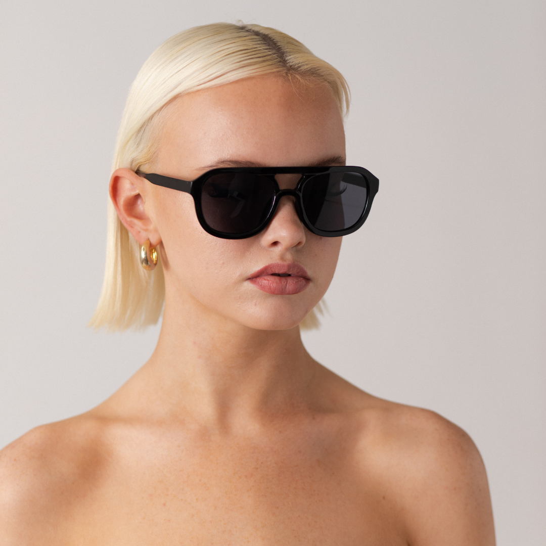 FREYR SUNGLASSES - OLIVIA - BLACK