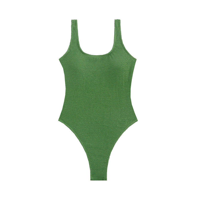 CRINKLE ONE PIECE ARMY GREEN