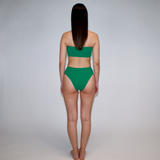 CRINKLE BANDEAU EMERALD