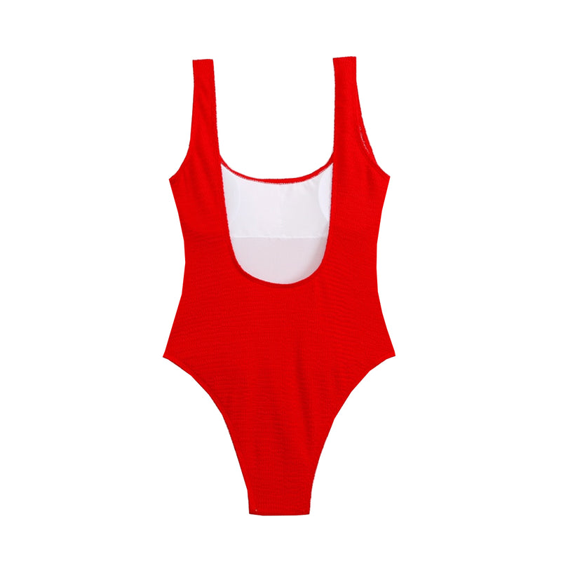 CRINKLE ONE PIECE RED