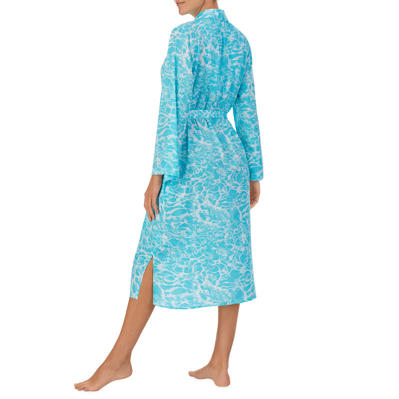 POOL SCENE SATIN ROBE