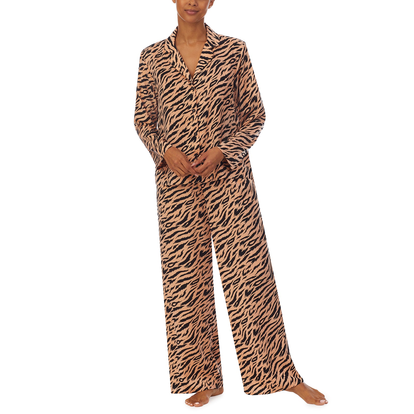 TIGER STRIPE SATIN PJ SET Shady Lady Eyewear Ltd