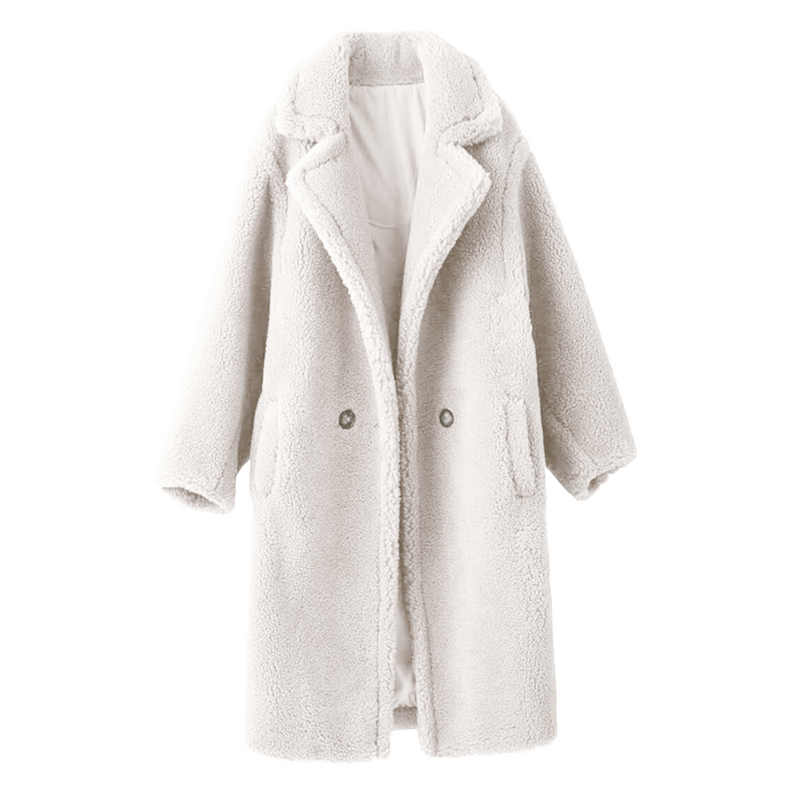 White 2025 teddy coat