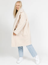 TEDDY COAT BEIGE