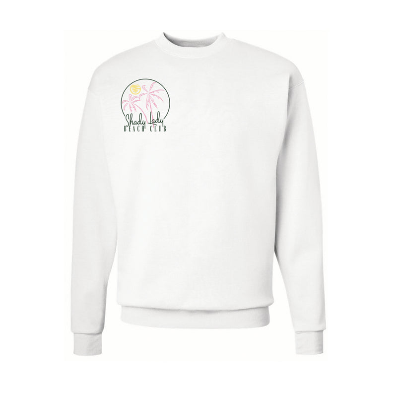 BUTTER FLEECE CREW BEACH CLUB